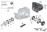 Diagram for 2011 BMW 335i Differential Cover - 33117518404