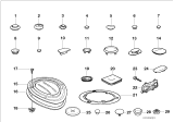 Diagram for 1993 BMW 318is Body Mount Hole Plug - 51711866800