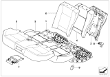 Diagram for 2008 BMW 750Li Seat Cushion Pad - 52207006969