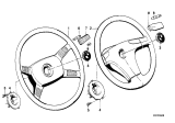 Diagram for BMW 533i Steering Wheel - 32331152201