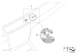 Diagram for BMW 335xi Cup Holder - 51160391637