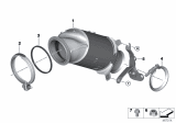 Diagram for 2014 BMW M235i Catalytic Converter - 18328602882