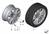 Diagram for 2015 BMW 640i xDrive Gran Coupe Alloy Wheels - 36116791383