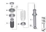 Diagram for BMW 650i Shock And Strut Mount - 33506777211