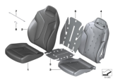 Diagram for 2020 BMW 840i Gran Coupe Seat Cushion Pad - 52107444777