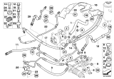 Diagram for 2004 BMW 525i Power Steering Hose - 32416773928