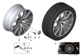 Diagram for 2017 BMW M760i xDrive Alloy Wheels - 36118099626