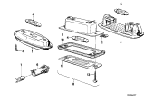 Diagram for 1978 BMW 320i Interior Light Bulb - 63311358541