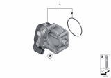 Diagram for BMW 745Li Throttle Body - 13547506627