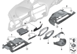 Diagram for BMW Steering Column Cover - 51459353131