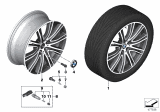 Diagram for 2017 BMW 540i xDrive Alloy Wheels - 36118053502