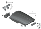 Diagram for BMW 750i xDrive Center Console Latch - 51169179832