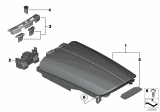 Diagram for BMW Alpina B7 Center Console Latch - 51169179832