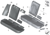 Diagram for BMW X4 M Seat Cushion Pad - 52206994386