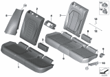 Diagram for 2019 BMW X3 Seat Cushion Pad - 52207472960