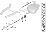 Diagram for BMW X3 Muffler Hanger Straps - 18307551543