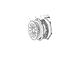 Diagram for 1958 BMW Isetta Clutch Disc - 21210035321