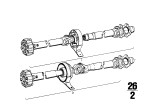 Diagram for 1972 BMW 2002tii Drive Shaft - 26111204998