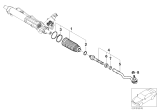 Diagram for BMW X5 Tie Rod - 32106774336