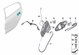 Diagram for 2020 BMW 228i xDrive Gran Coupe Door Latch Cable - 51227474336