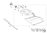 Diagram for 2002 BMW 745i Tail Light - 63216938517