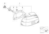 Diagram for 2002 BMW 525i Tail Light - 63216902530