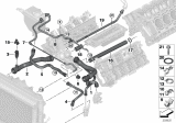 Diagram for 2004 BMW 545i Cooling Hose - 17127545653