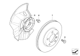 Diagram for BMW 330xi Brake Backing Plate - 34116759595