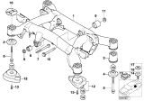 Diagram for BMW 540i Rear Crossmember - 33311097248