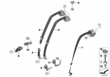 Diagram for 2018 BMW 530e Seat Belt - 72117475017