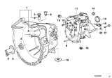 Diagram for BMW 330i Automatic Transmission Seal - 23128742716