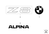 Diagram for BMW Z8 Emblem - 51147009130