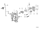 Diagram for 1983 BMW 528e Door Lock Actuator Motor - 51211876385