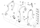 Diagram for BMW X5 Seat Belt - 72117051523