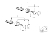 Diagram for BMW 528e Wheel Hub Bolt - 36131182003