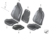 Diagram for 2020 BMW i8 Seat Heater Pad - 52107326663