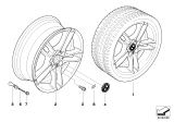 Diagram for 2013 BMW 128i Alloy Wheels - 36117891050