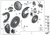 Diagram for 2020 BMW X2 Brake Pads - 34106889266