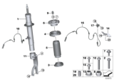 Diagram for BMW 540i Coil Spring Insulator - 31306862569