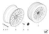 Diagram for BMW X6 Wheel Hub Bolt - 36136774896