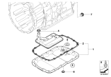 Diagram for BMW 328i xDrive Automatic Transmission Filter - 24117593565