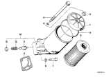 Diagram for 1990 BMW 535i Oil Filter - 11429063138