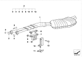 Diagram for 1998 BMW M3 Exhaust Pipe - 18101405290