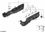 Diagram for 2011 BMW 550i Intake Manifold - 11617555663