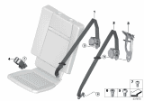 Diagram for 2015 BMW X5 Seat Belt - 72117318455