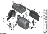 Diagram for BMW i3s Exhaust Resonator - 18307623124