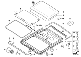 Diagram for 2005 BMW 330i Weather Strip - 54138218001