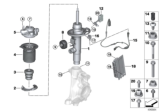 Diagram for BMW 330i xDrive Shock Absorber - 37106895055