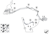 Diagram for 2011 BMW X6 Hydraulic Hose - 34326787559