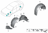 Diagram for BMW 330i xDrive Fender Splash Shield - 51717315730